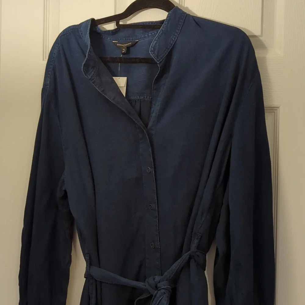 NWT Banana Republic long sleeve denim dress size XL - Picture 5 of 8